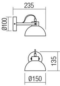 Redo 04-511 - Aplică perete copii EOLO 1xE27/42W/230V