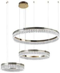 THALIA Lustră LED dimabilă cu cristale suspendată pe cablu LED/120W/230V 3000-6000K + telecomandă