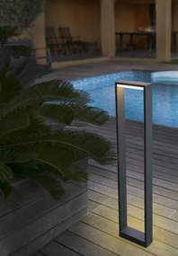 Stalp de exterior modern cu iluminat LED cu protectie IP54, H - 80 cm, ALP 74452