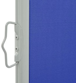 Copertina laterala retractabila de terasa, albastru, 120x300 cm Albastru, 120 x 300 cm