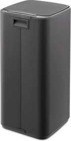 Coș de gunoi gri închis cu pedală din oțel 30 l Bo – Brabantia