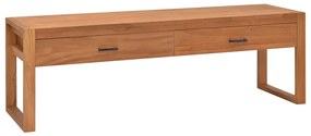 vidaXL Comodă TV, 140 x 40 x 45 cm, lemn de tec