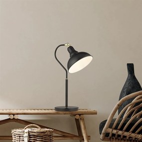Veioza/Lampa de masa metal stil industrial Xenon negru