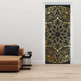 Fototapet pentru ușă - Abstract auriu (95x205cm)
