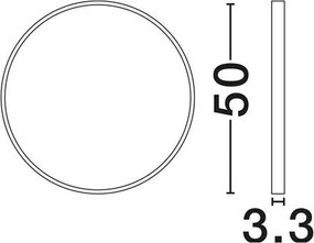 Oglinda de perete decorativa ROSSI 50cm
