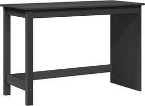 vidaXL Birou Gri 112 x 50 x 75 cm Lemn de pin masiv