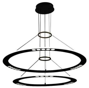 Lustră LED dimabilă pe cablu LED/90W/230V 3000-6500K + telecomandă