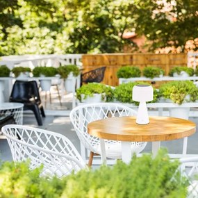 Lampă LED solară dimabilă de masă LIMA LED/3,7V 1800 mAh 3000/4000/5000K IP44 alb