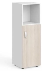 Dulap mediu Manager 39,9 x 42,2 x 119,5 cm, dreapta, salcâm deschis / alb