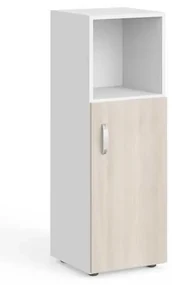 Dulap mediu Manager 39,9 x 42,2 x 119,5 cm, dreapta, salcâm deschis / alb