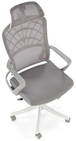 Scaun de birou Vesuvio 2 gri/alb H121 cm