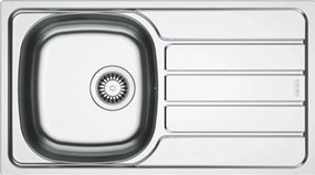 Chiuveta bucatarie inox Franke Spark 78x43.5 cm cu 1 cuva cu picurator dreapta finisaj texturat