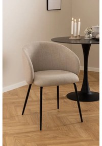Scaune de dining crem 2 buc. Eleanor – Actona