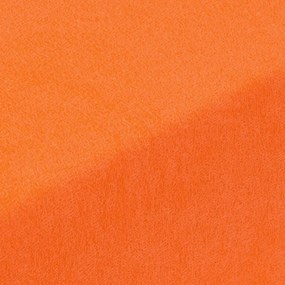 Cearşaf cu elastic frotir EXCLUSIVE portocaliu 180 x 200 cm