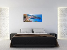 Tablou - Plaja Navagio, Grecia (120x50 cm)