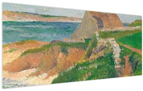 Tablou - Henri Moret, The Island of Raguenez, Brittany, reproducere (120x50 cm)