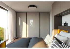 LED2 - Lampă plafon MONO LED 153W 230V 3000K/4000K negru dimabilă