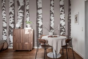 Tapet Birch Grove, Gray, Rebel Walls