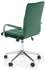 Scaun de birou Gonzo 4 Velvet Verde – H105 cm