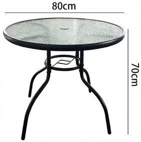 JAKS Set de grădină negru ZMO S 4