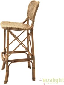 Scaun de bar design LUX din rattan, Colony 111452 HZ