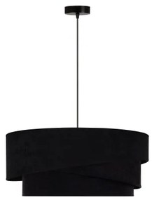 Lustră pe cablu Duolla KOBO 1xE27/15W/230V d. 45 cm negru/auriu