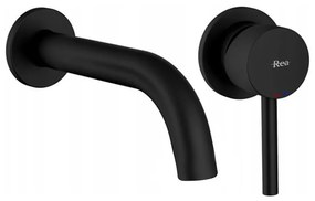 BAT-B0969 - Baterie încastrată pentru lavoar LUNGO, negru mat