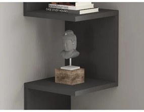 Poliță NUVIA antracit