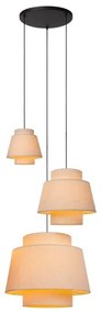 Lustră pe cablu Lucide 21435/13/38 TRIBUTE 3xE27/40W/230V crem