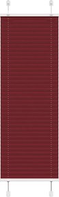 vidaXL Jaluză plisată Bordeaux Roșu 50x150 cm Lățime țesătură