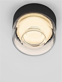 Plafoniera stil minimalist Doris negru