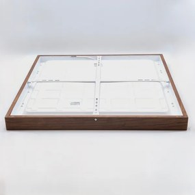 Brilagi - Corp de iluminat LED pentru baie WOODY FRAME LED/50W/230V 60x60 IP44 stejar-cireș