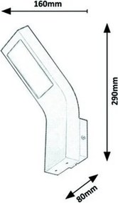 Aplică LED de exterior Rabalux LED/9W/230V IP44