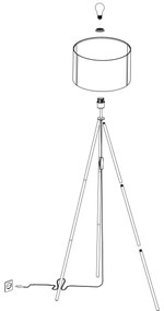 Lampadar ARNHEM 1xE27/40W/230V Eglo 43556