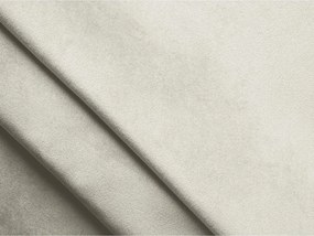 Pat matrimonial crem tapițat cu spațiu de depozitare cu somieră 160x200 cm Lemi – Makamii