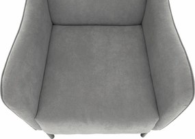 Fotoliu cu urechi Brius (gri). 1017081
