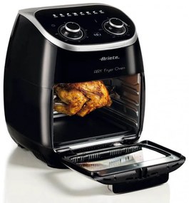 Friiteuza cuptor cu aer cald Ariete AIRY FRYER OVEN 4619/00, 2000W, 11 L, 8 programe, 80-200C, Rotisor, Timer, Negru