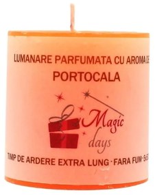 Lumânare parfumată Magic Days portocală 5cm