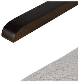 Fotoliu bej cu tapițerie din chenille Industra – Ixia