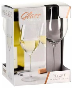 Set de pahare de vin alb Sunrise 410 ml, 4 buc.