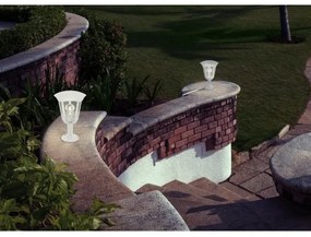 Eglo 98117 - Lampă exterior MONREALE 1xE27/60W/230V IP44 înălțime 335 alb