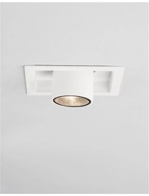 Mini Spot LED incastrabil ajustabil design modern DESERT alb