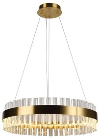 Brilagi - Lustră cu cristale LED dimabilă pe cablu HALO LED/40W/230V + telecomandă