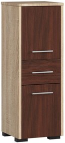 Dulap de baie Farid TYP6 (Stejar sonoma + wenge). 1069534
