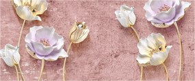 Tablou cu flori (120x50 cm)