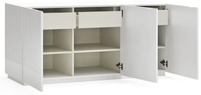 Comodă Teulat Doric, lățime 150 cm, alb