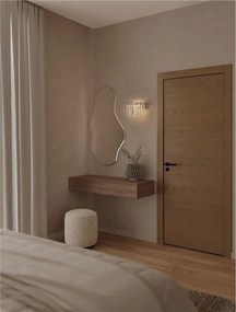 Aplica de perete LED crom, cristale sticla CELYSIA