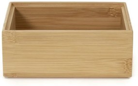 Organizator Compactor Bamboo Box, 15 x 7,5 x 6,5 cm, lemn natural