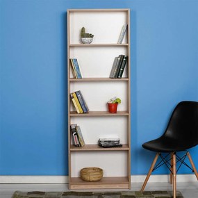 Biblioteca Adore Modern, 5 rafturi, 64x182x26 cm