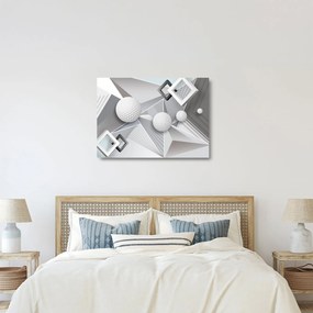 Tablou pe sticlă geometric abstract (70x50 cm)